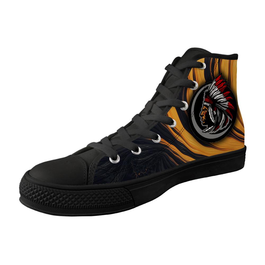 WelcomeNative Yellow Chief Shoes, 3D Shoes, All Over Print Shoes