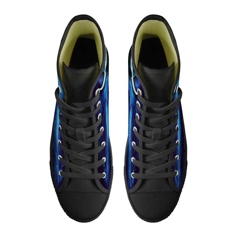 WelcomeNative Blue Wolf Shoes, 3D Shoes, All Over Print Shoes