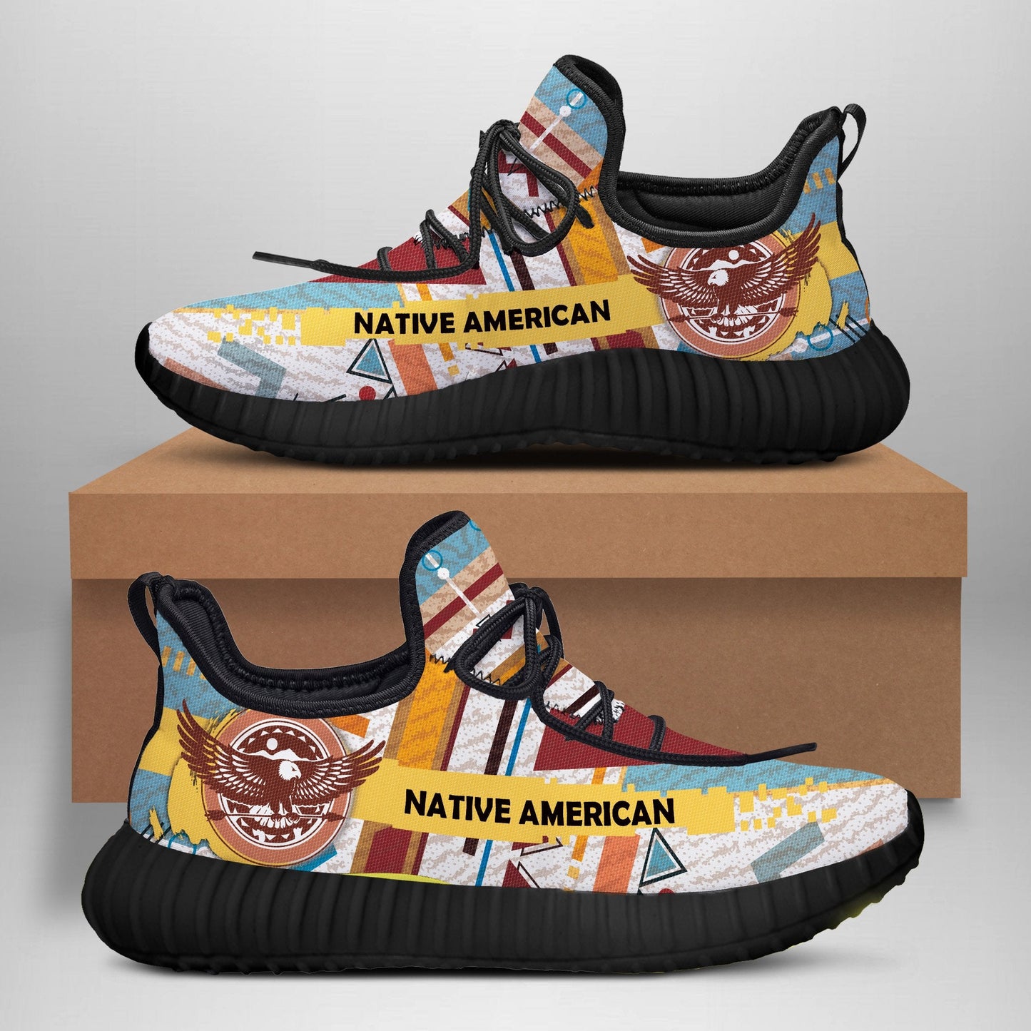 WelcomeNative Shoes Native American, 3D Shoes, All Over Print Shoes