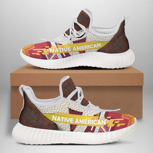 WelcomeNative Brown Shoes Native, 3D Shoes, All Over Print Shoes