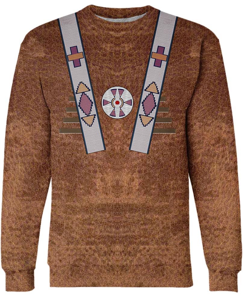 WelcomeNative Brown Culture 3D Hoodie, All Over Print Hoodie, Native American