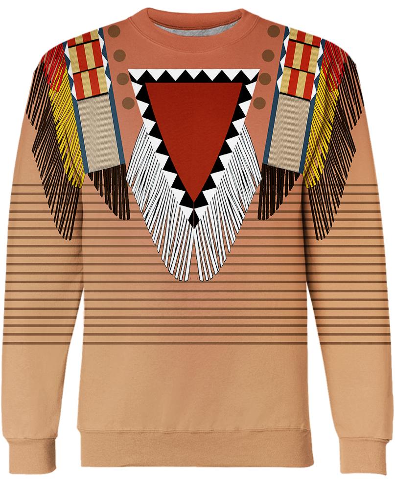 WelcomeNative Native Ombre 3D Hoodie, All Over Print Hoodie, Native American