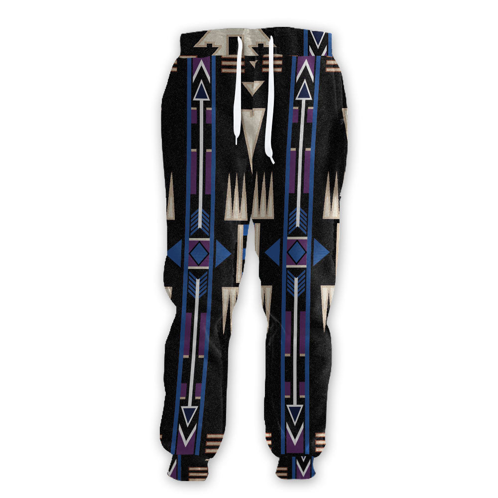 Native American Blue Culture 3D Set