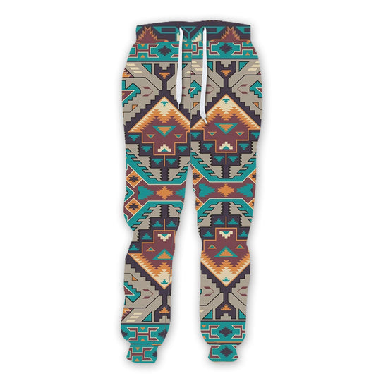 WelcomeNative Native American Culture Sweatpants, 3D Sweatpants, All Over Print Sweatpants