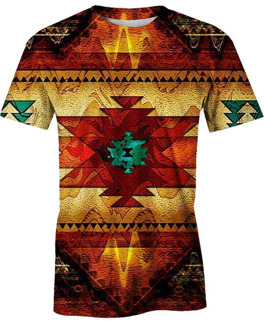WelcomeNative Native Pattern, 3D T Shirt, All Over Print T Shirt, Native American