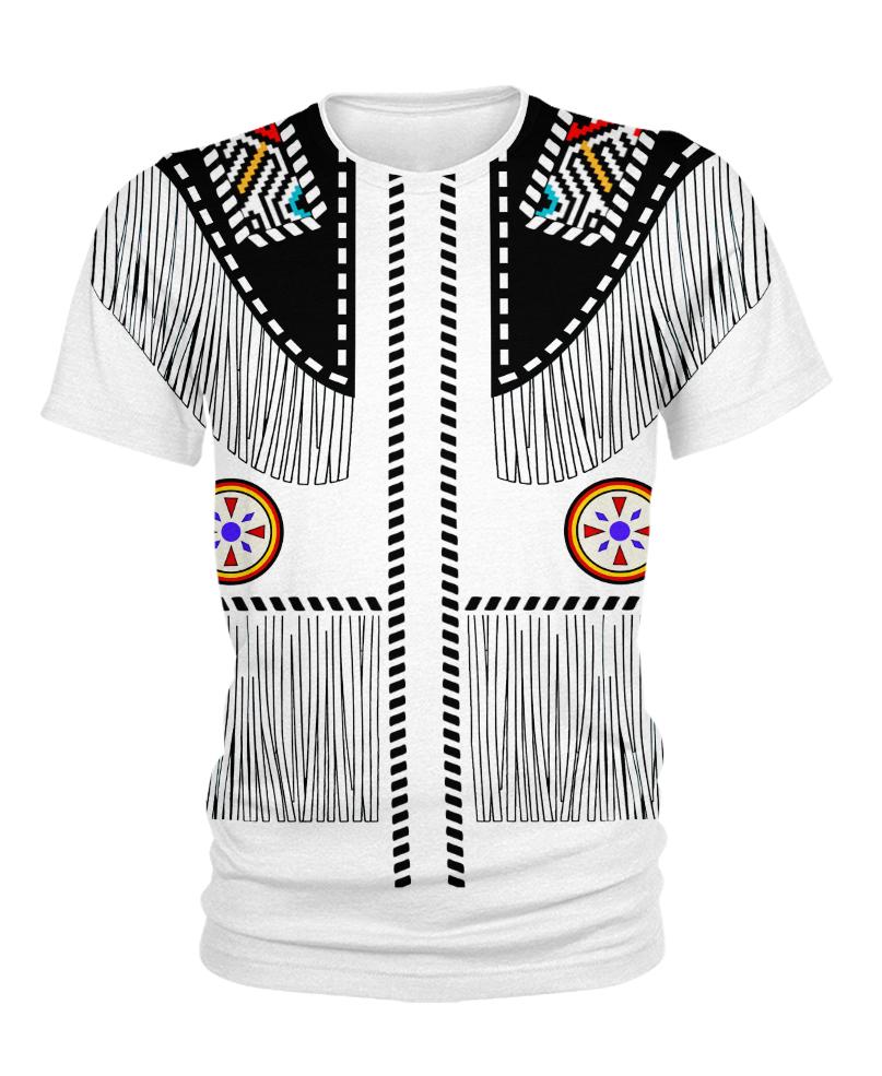 WelcomeNative White Culture 3D Hoodie, All Over Print Hoodie, Native American