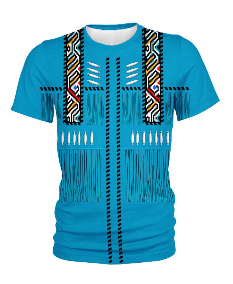 WelcomeNative Blue Native 3D Hoodie, All Over Print Hoodie, Native American