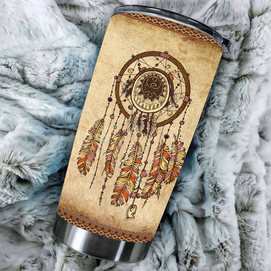 WelcomeNative Dreamcatcher Tumbler, 3D Tumbler, All Over Print Tumbler, Native American