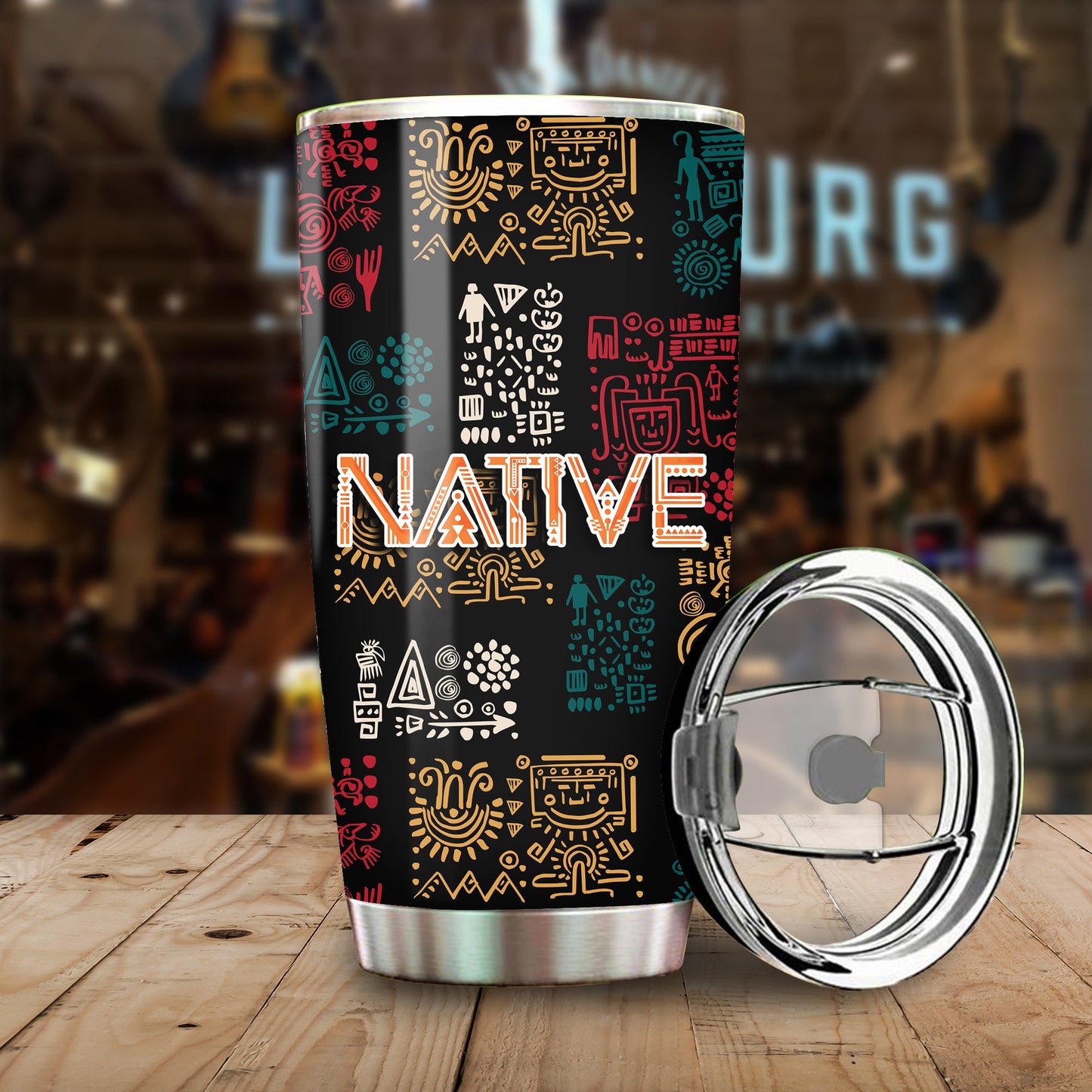 WelcomeNative Native Tumbler, 3D Tumbler, All Over Print Tumbler, Native American