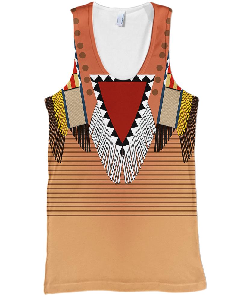 WelcomeNative Native Ombre 3D Hoodie, All Over Print Hoodie, Native American
