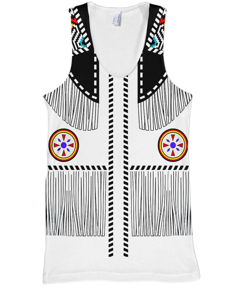 WelcomeNative White Culture 3D Hoodie, All Over Print Hoodie, Native American