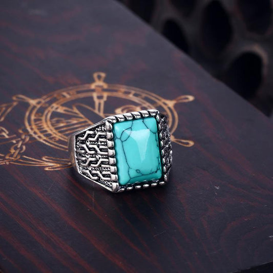 Vintage Turquoise Stone Ring