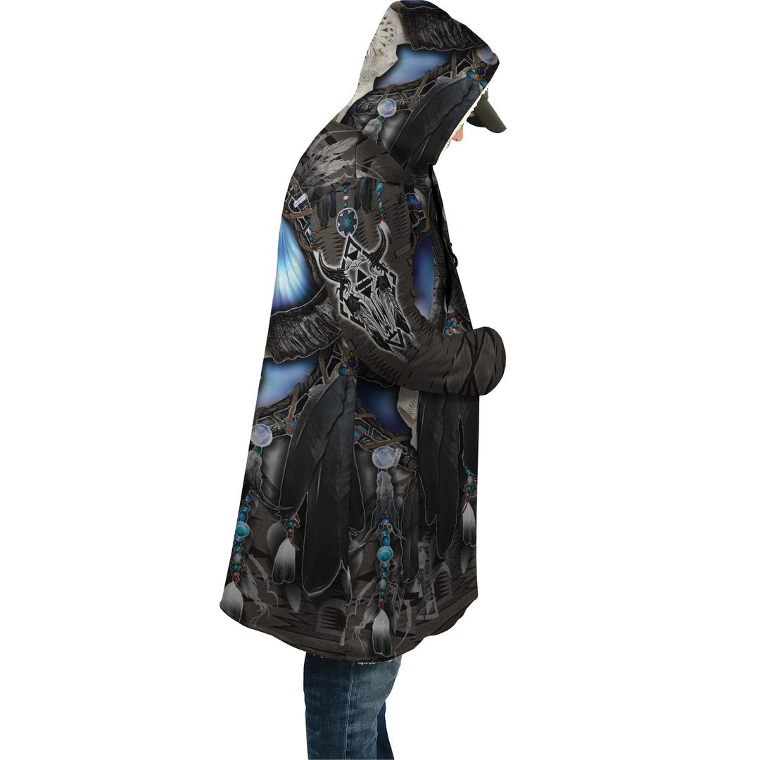 WelcomeNative Galaxy Buffalo Native 3D Dream Cloak, All Over Print Dream Cloak, Native American