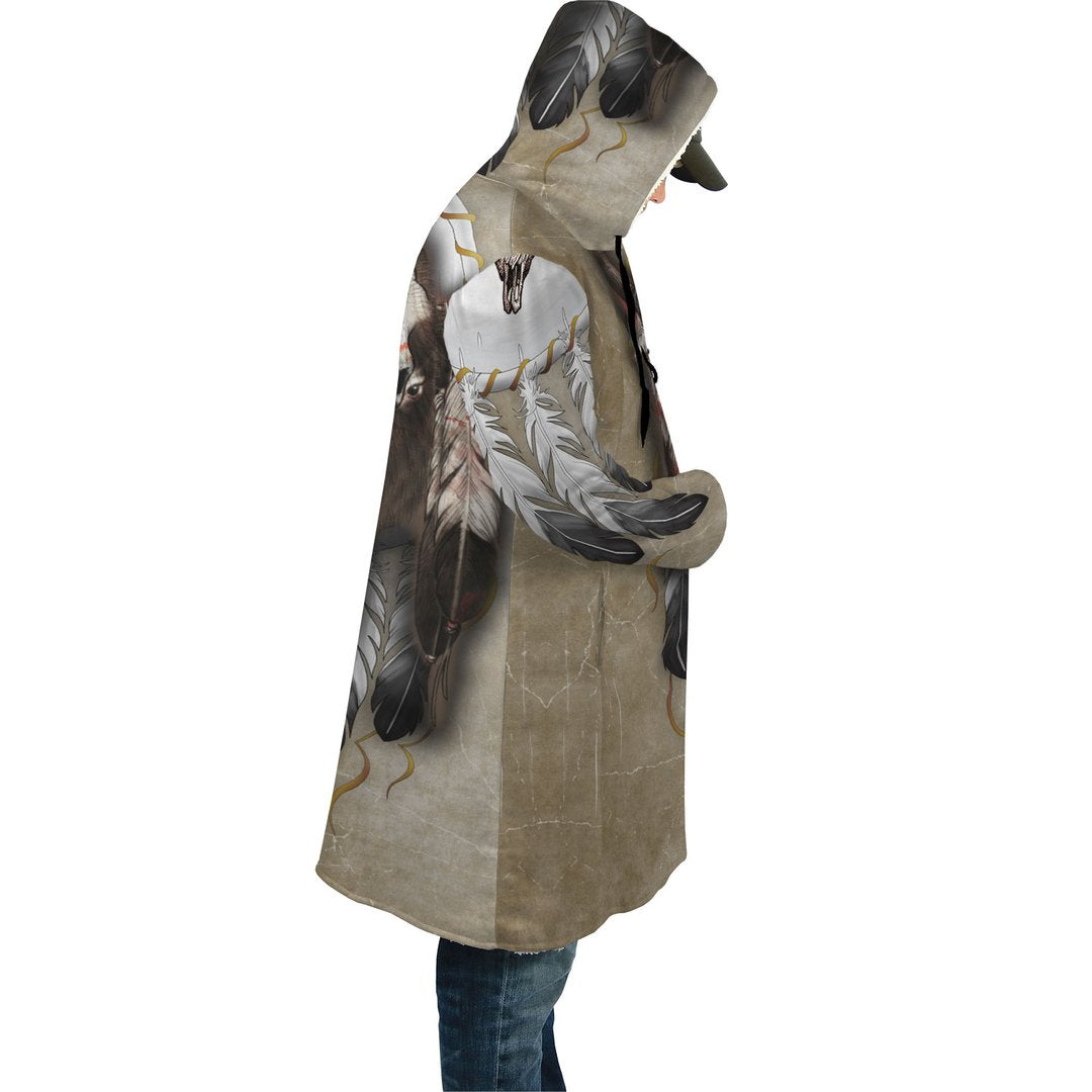 WelcomeNative Buffalo Feather Native 3D Dream Cloak, All Over Print Dream Cloak, Native American