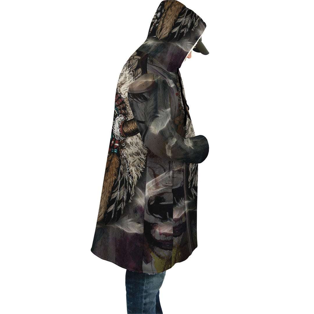 WelcomeNative Skull Native 3D Dream Cloak, All Over Print Dream Cloak, Native American