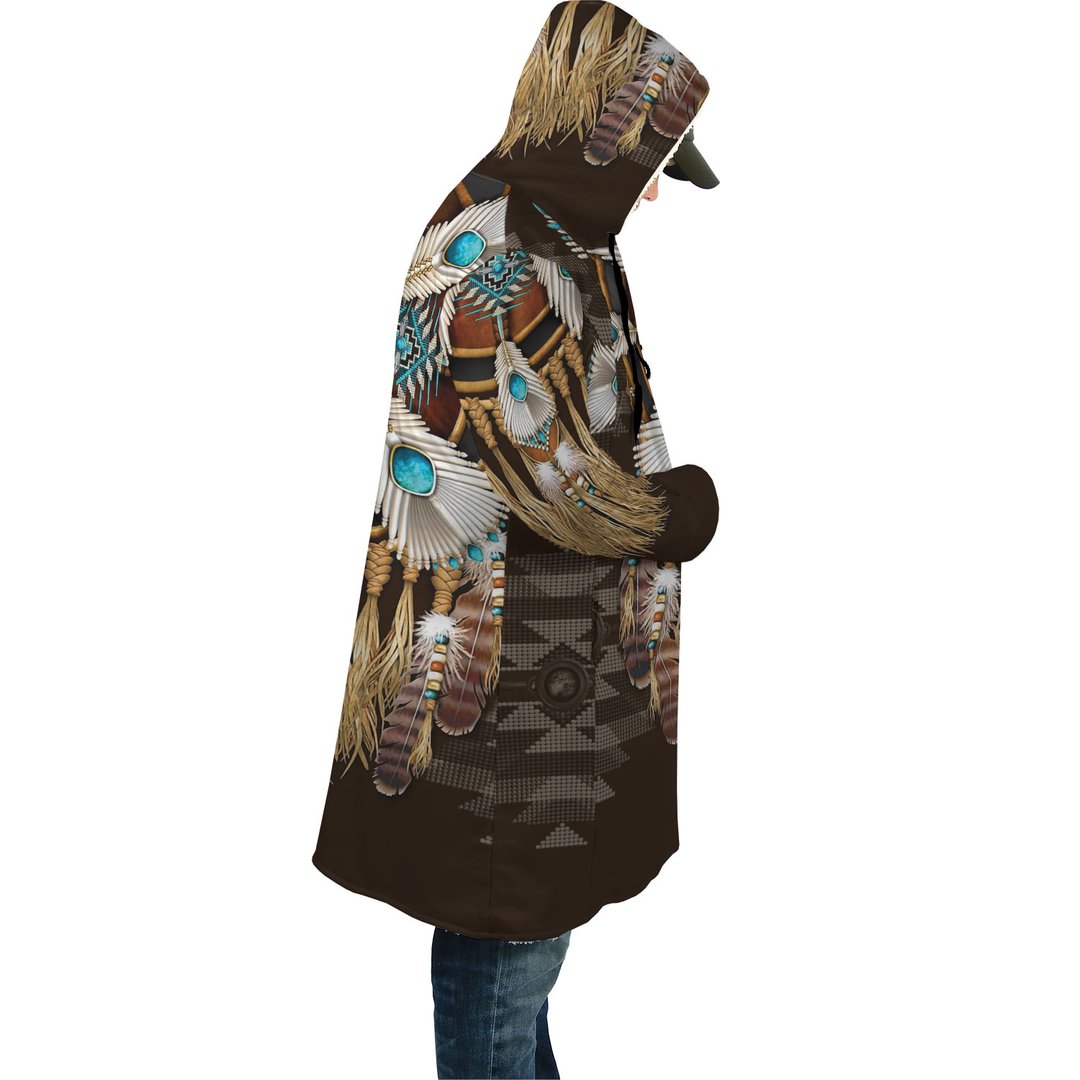 WelcomeNative Ruby Feather Native 3D Dream Cloak, All Over Print Dream Cloak, Native American