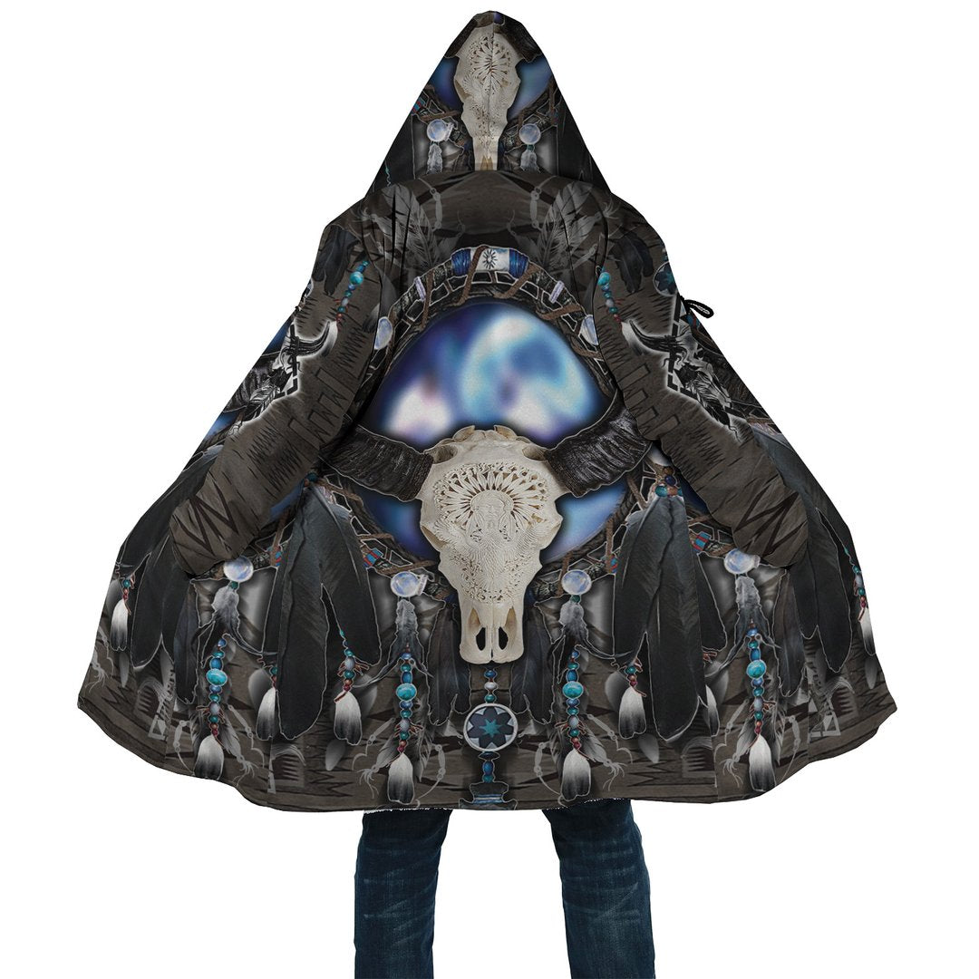WelcomeNative Galaxy Buffalo Native 3D Dream Cloak, All Over Print Dream Cloak, Native American