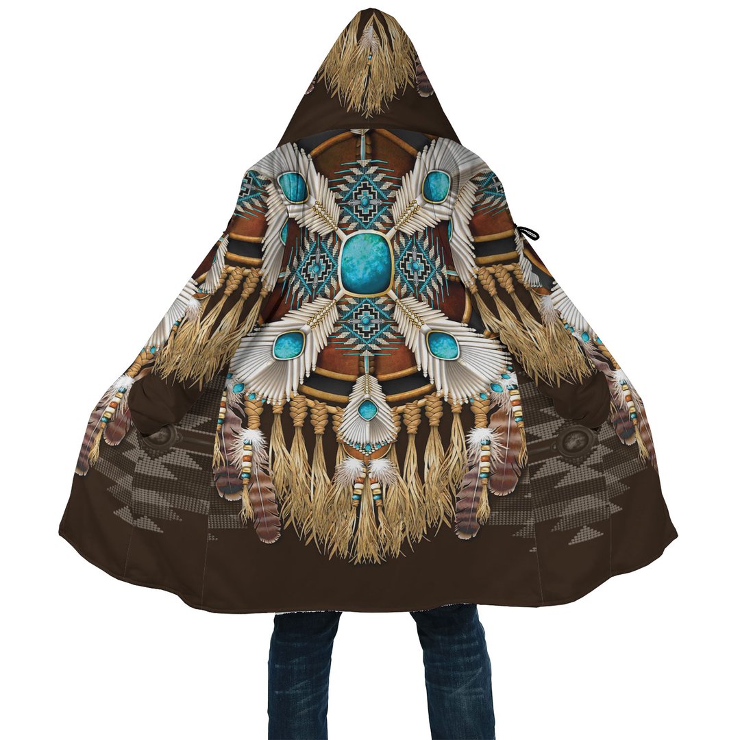 WelcomeNative Ruby Feather Native 3D Dream Cloak, All Over Print Dream Cloak, Native American