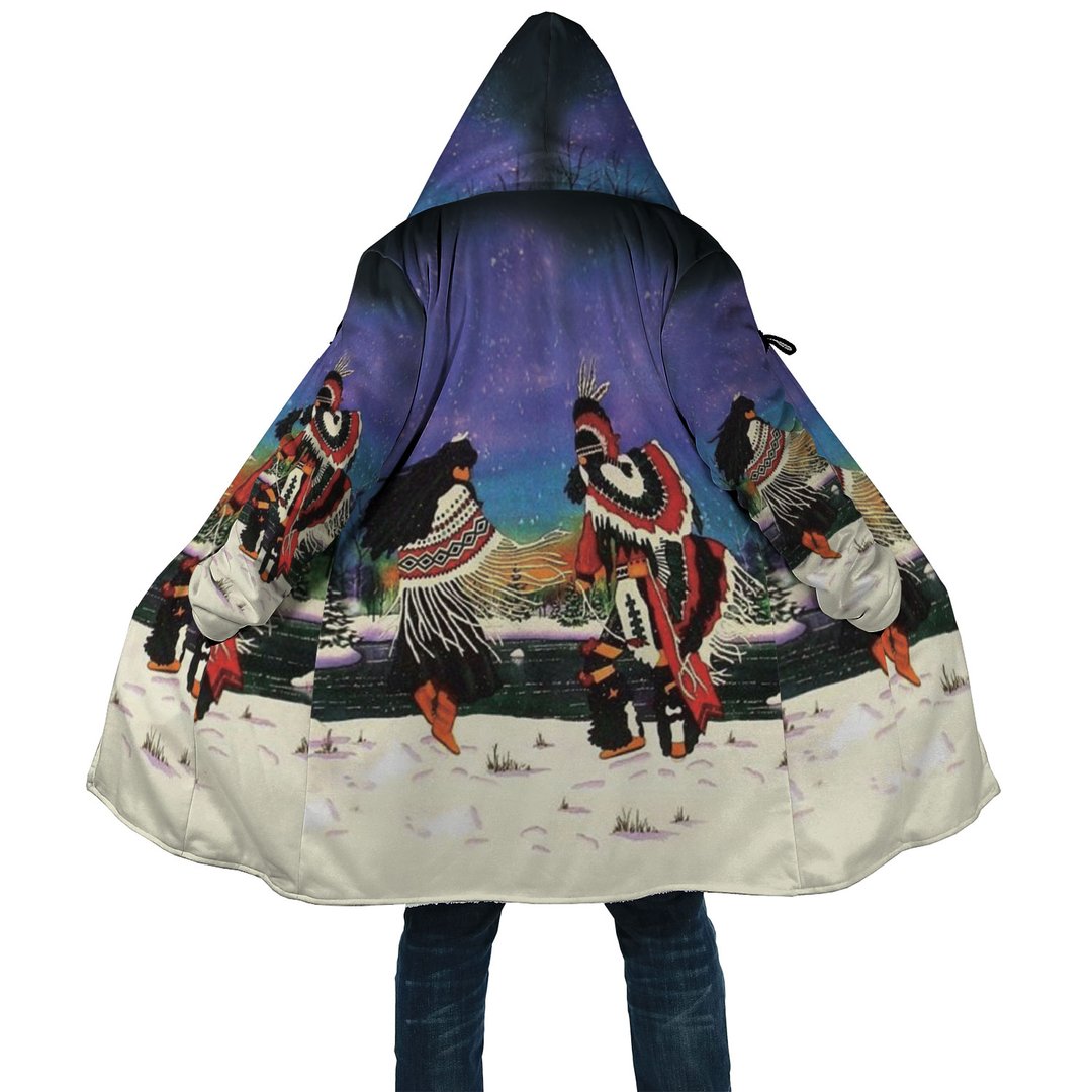 WelcomeNative Aboriginal Beauty 3D Dream Cloak, All Over Print Dream Cloak, Native American