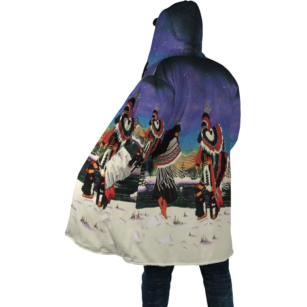 WelcomeNative Aboriginal Beauty 3D Dream Cloak, All Over Print Dream Cloak, Native American