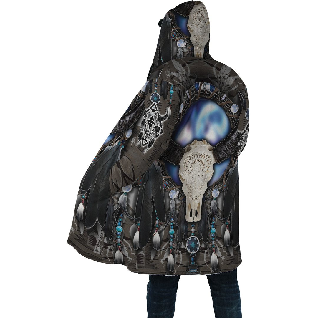 WelcomeNative Galaxy Buffalo Native 3D Dream Cloak, All Over Print Dream Cloak, Native American