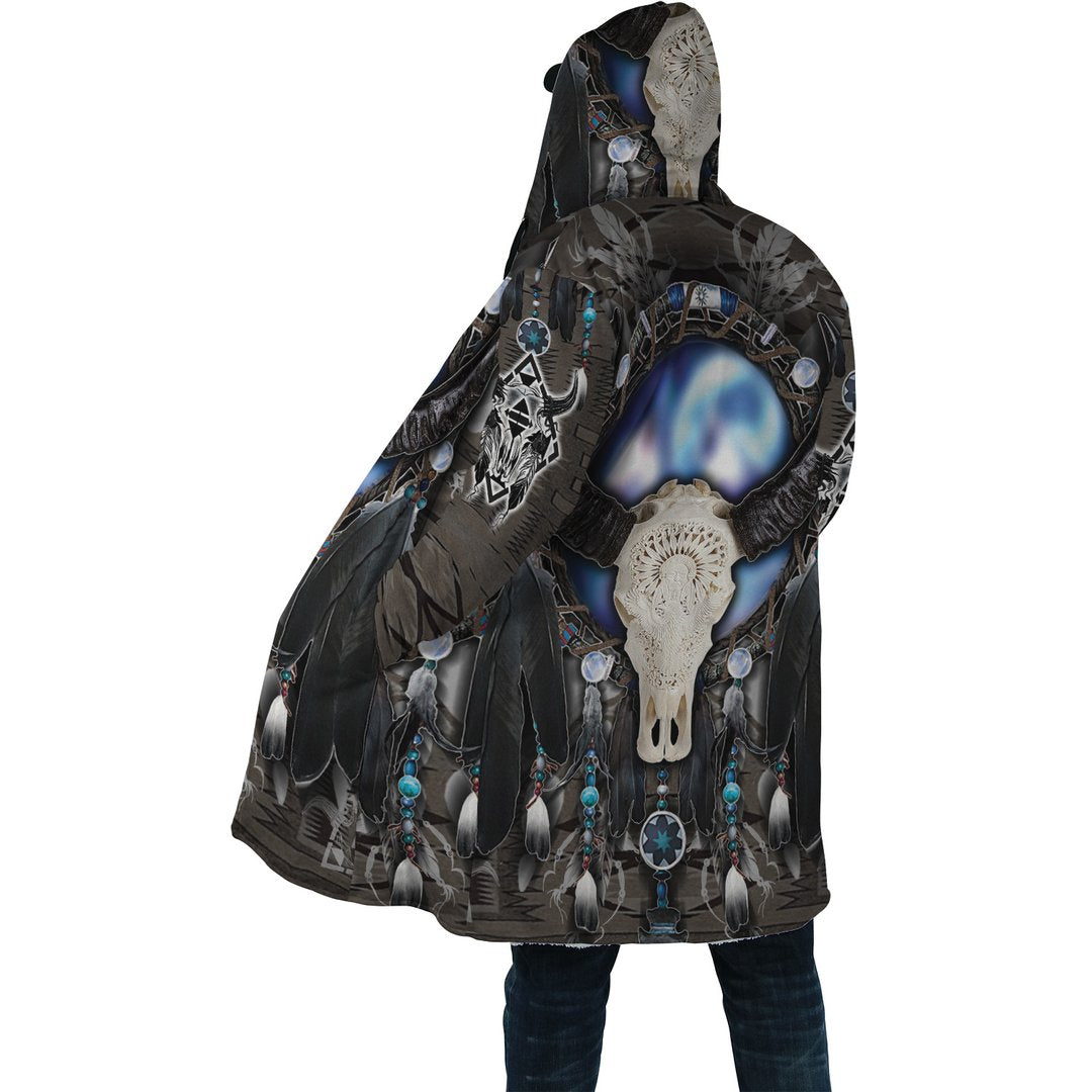 WelcomeNative Galaxy Buffalo Native 3D Dream Cloak, All Over Print Dream Cloak, Native American
