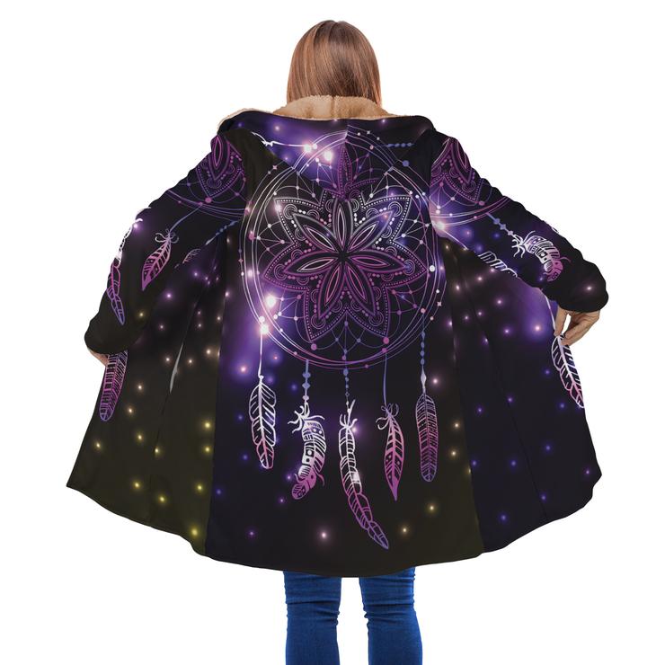 WelcomeNative Purple Dreamcatcher  3D Dream Cloak, All Over Print Dream Cloak, Native American