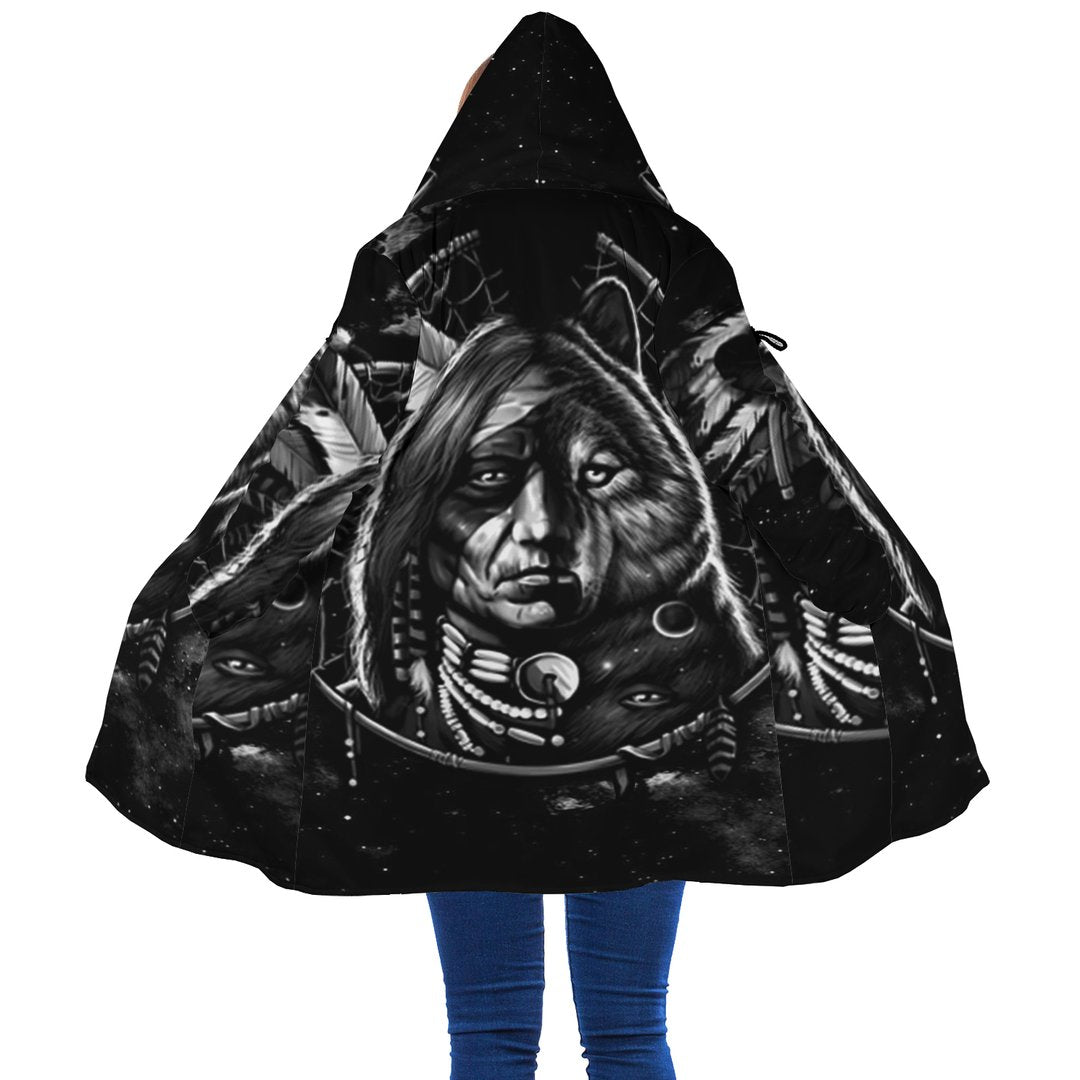 WelcomeNative Chief Native 3D Dream Cloak, All Over Print Dream Cloak, Native American