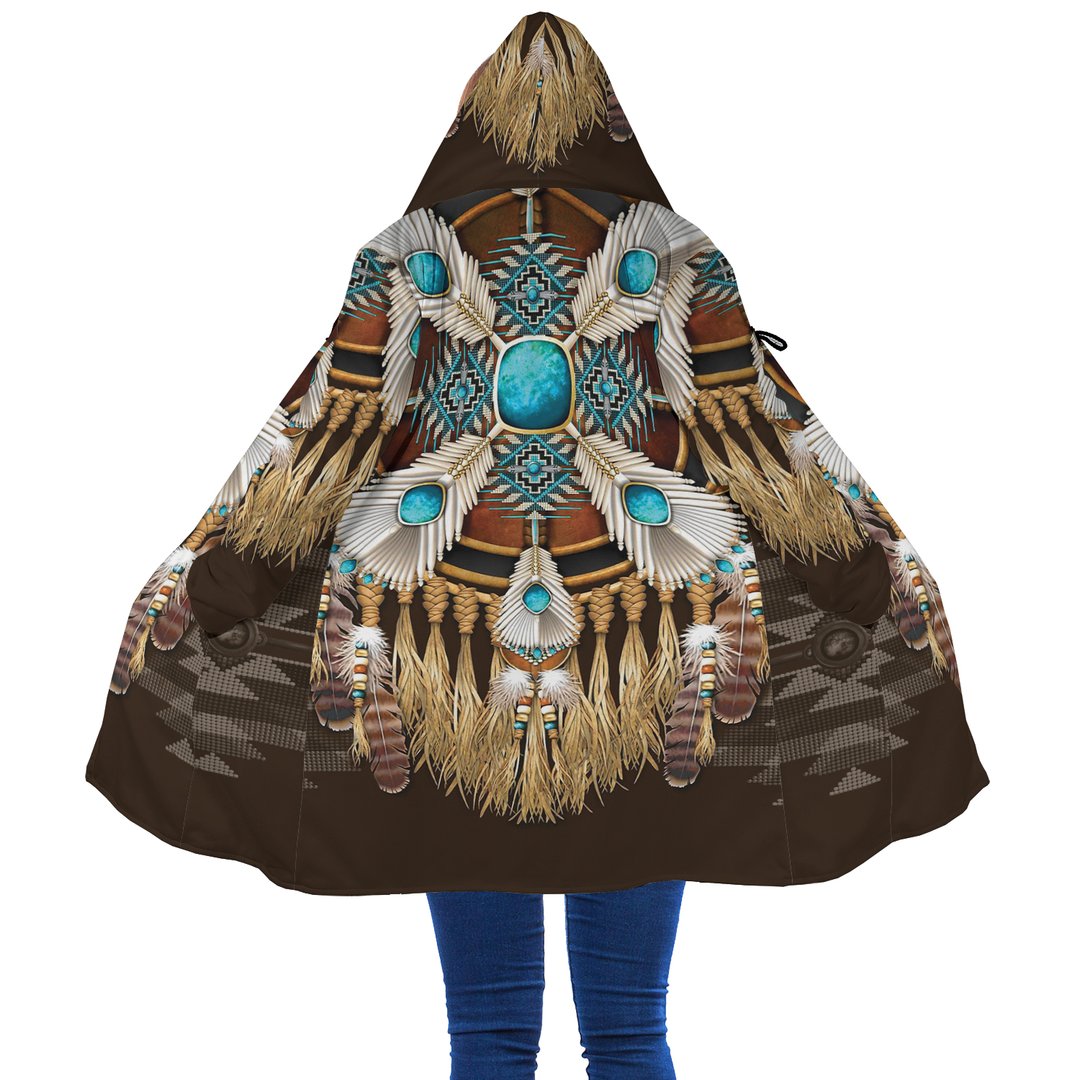 WelcomeNative Ruby Feather Native 3D Dream Cloak, All Over Print Dream Cloak, Native American