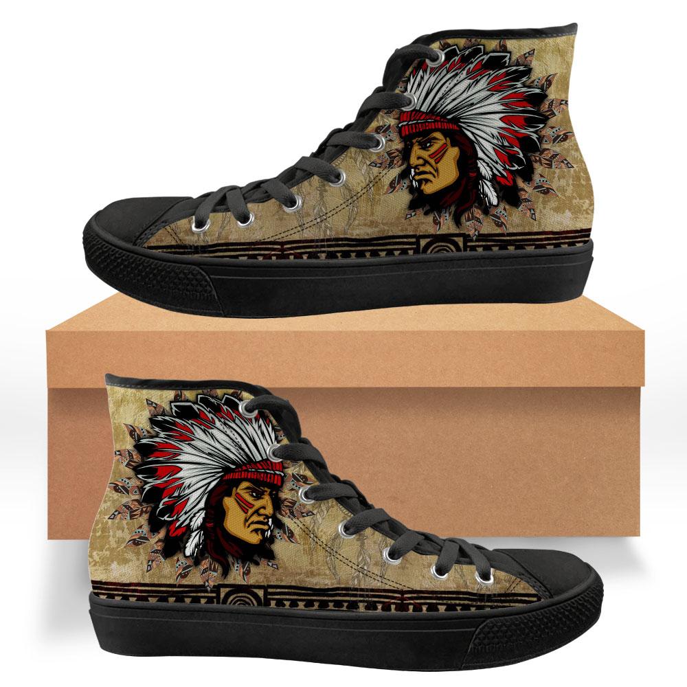 WelcomeNative Chief Native Shoes, 3D Shoes, All Over Print Shoes