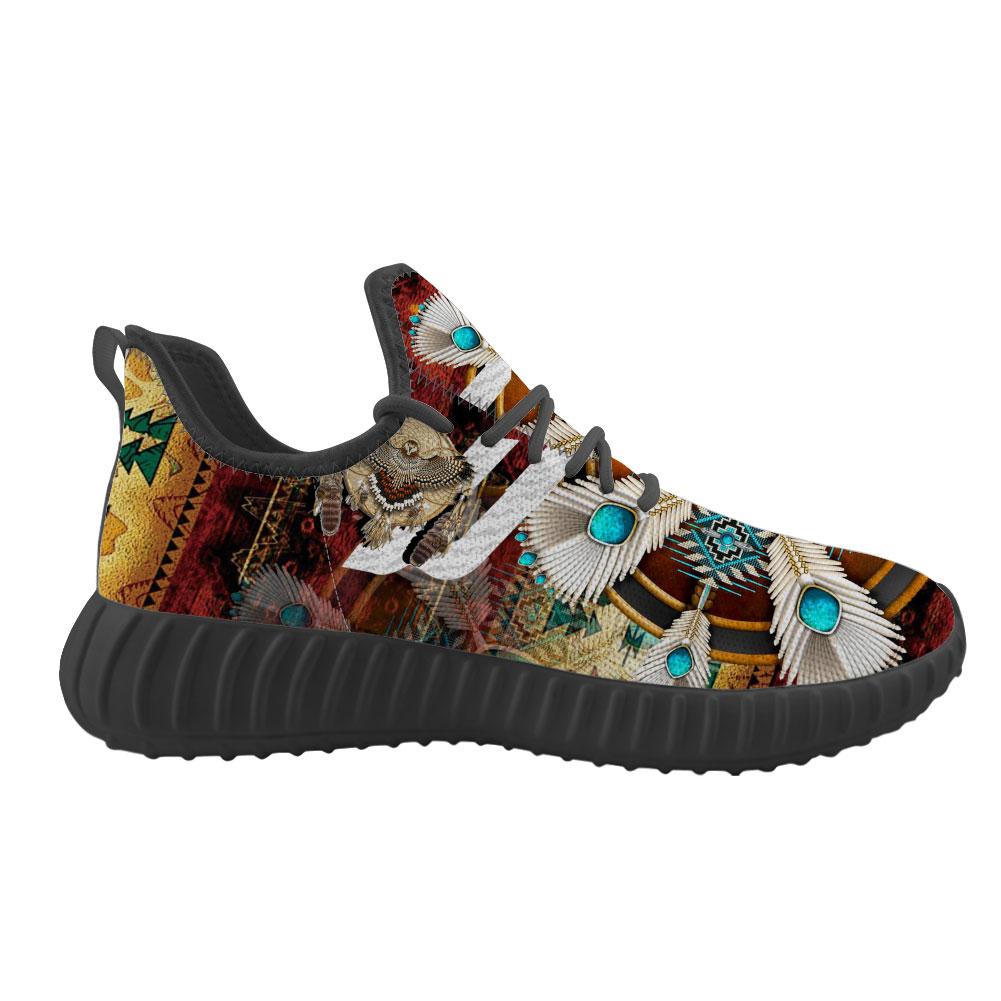 WelcomeNative Shoes Native Feather, 3D Shoes, All Over Print Shoes