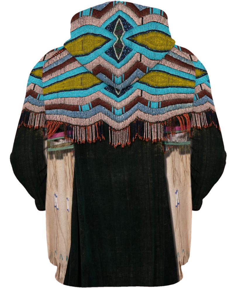 WelcomeNative Dreamcatcher Eagle Hoodie Dress, 3D Hoodie Dress,All Over Print Hoodie Dress