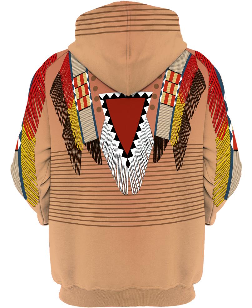 WelcomeNative Native Ombre 3D Hoodie, All Over Print Hoodie, Native American