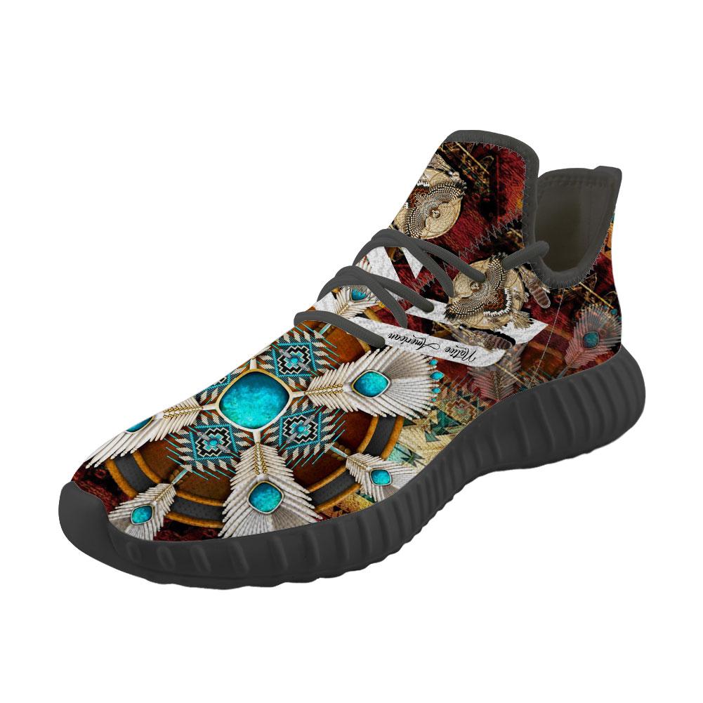 WelcomeNative Shoes Native Feather, 3D Shoes, All Over Print Shoes