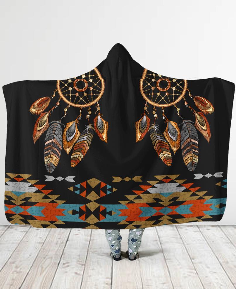 WelcomeNative Dreamcatcher Hooded Blanket, All Over Print, Native American