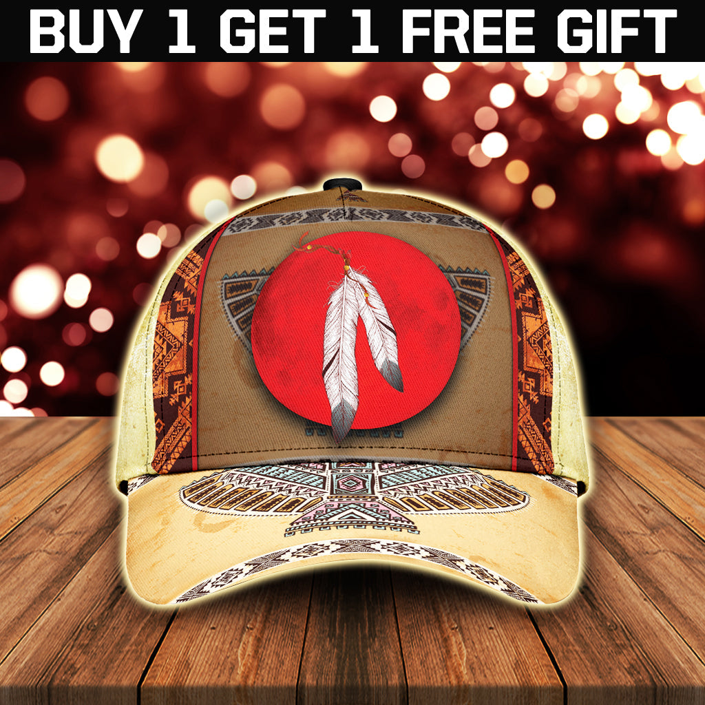 WelcomeNative Native American Cap, 3D Cap , All Over Print Cap