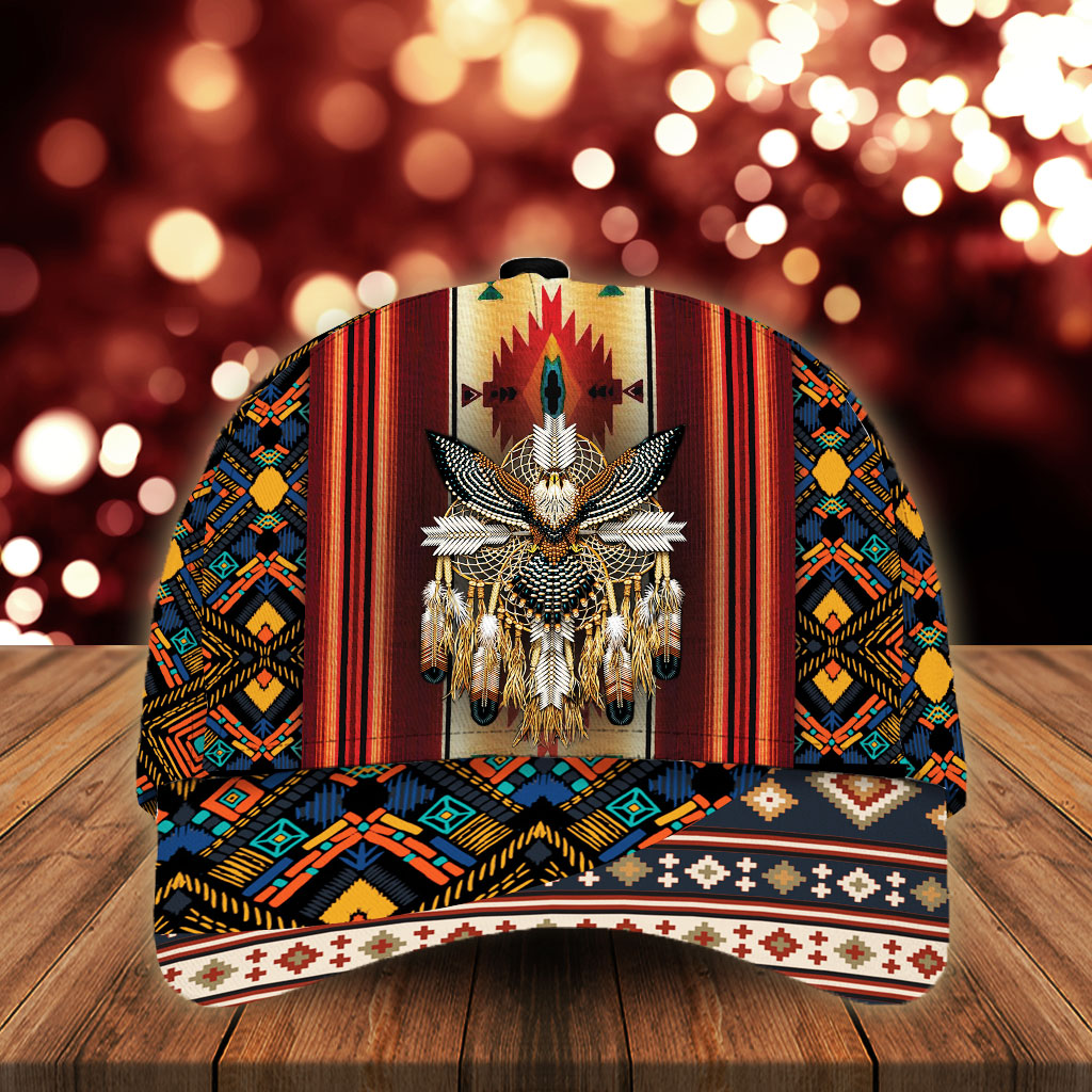 WelcomeNative Native American Cap, 3D Cap , All Over Print Cap