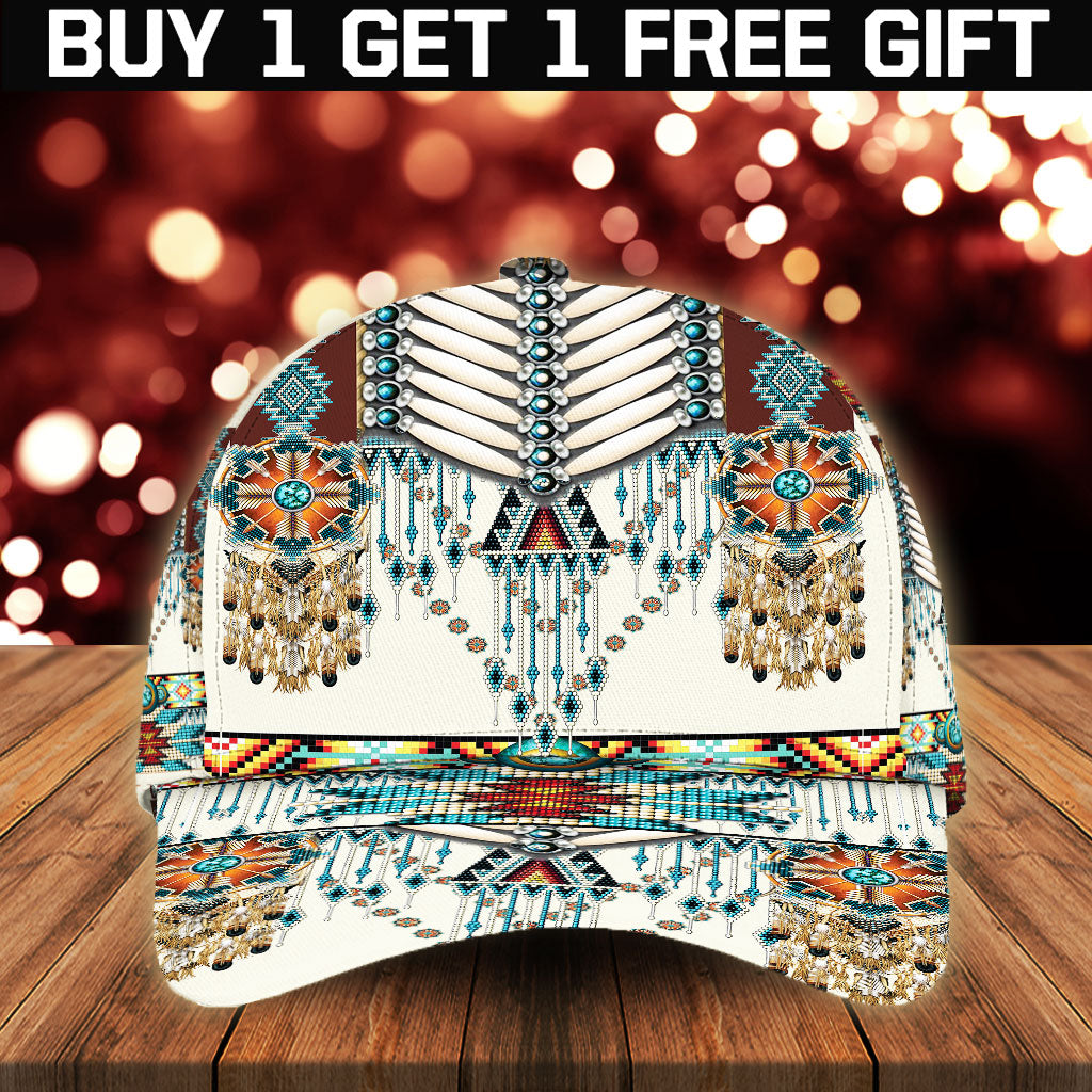 WelcomeNative Native Pattern Beautiful Cap, 3D Cap , All Over Print Cap