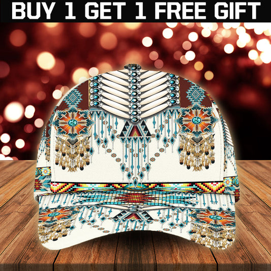 WelcomeNative Native Pattern Beautiful Cap, 3D Cap , All Over Print Cap