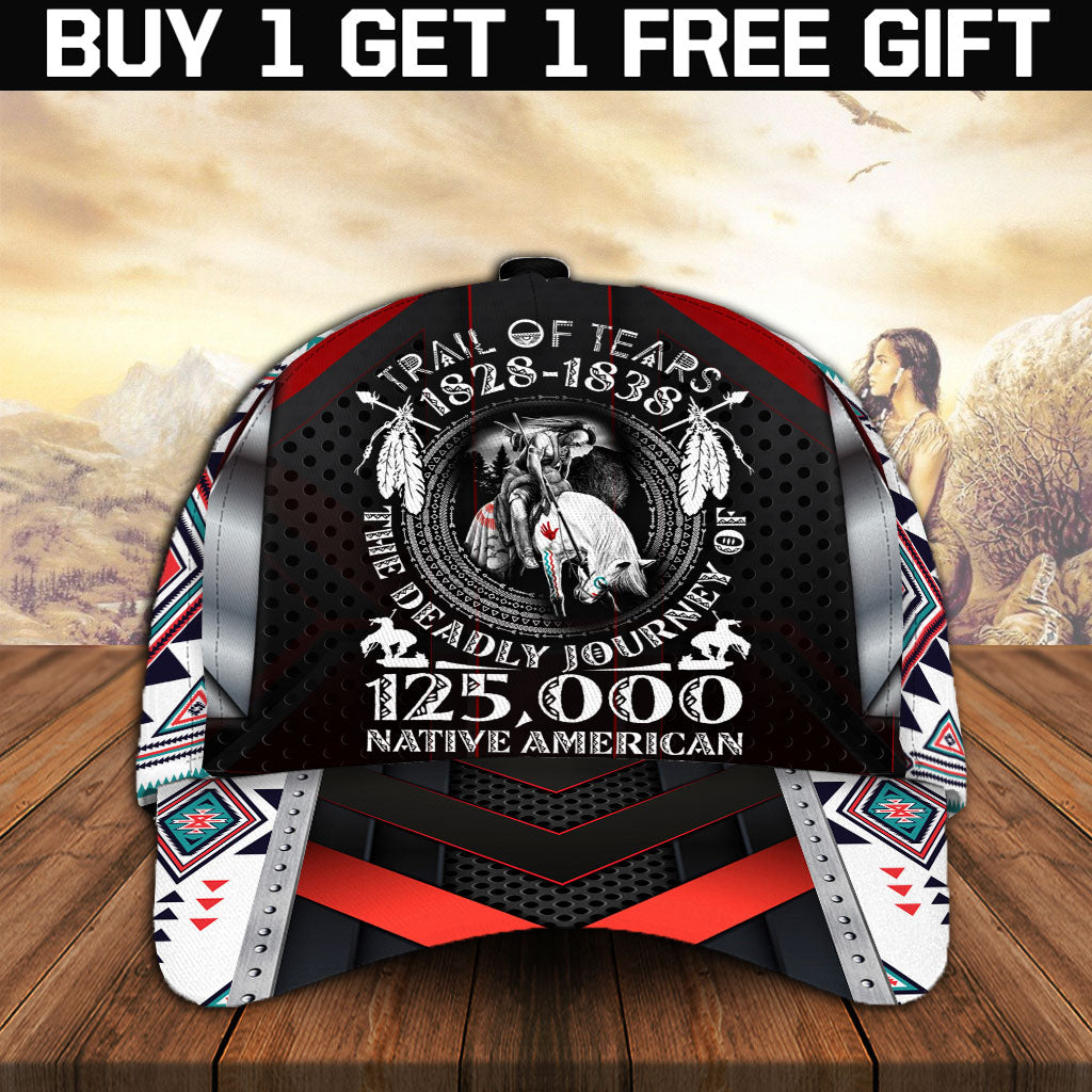 WelcomeNative Native American Cap, 3D Cap , All Over Print Cap