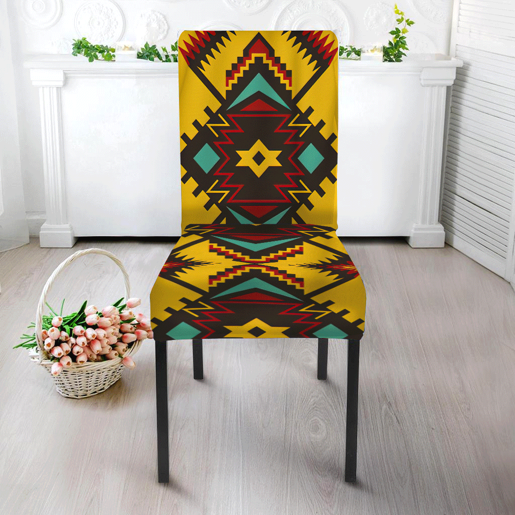 WelcomeNative Pattern Tribe Design Native American Tablecloth, Chair cover, 3D Tablecloth, All Over Print