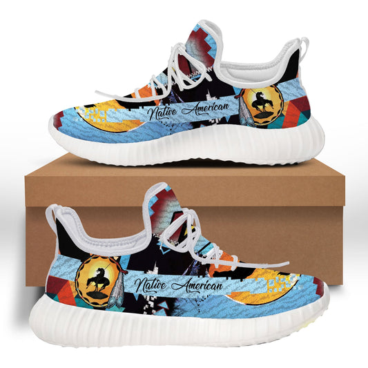 WelcomeNative Buffalo Shoes Native, 3D Shoes, All Over Print Shoes