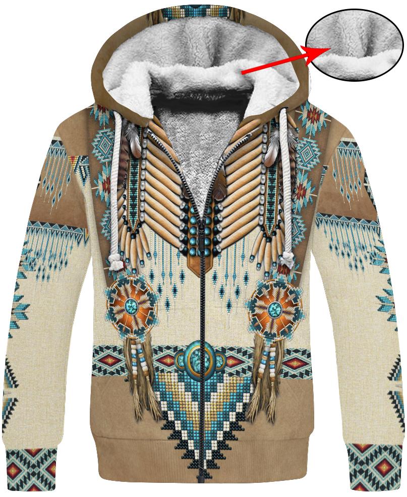 WelcomeNative Native Pattern Beautiful Hoodie, All Over Print Hoodie, Native American