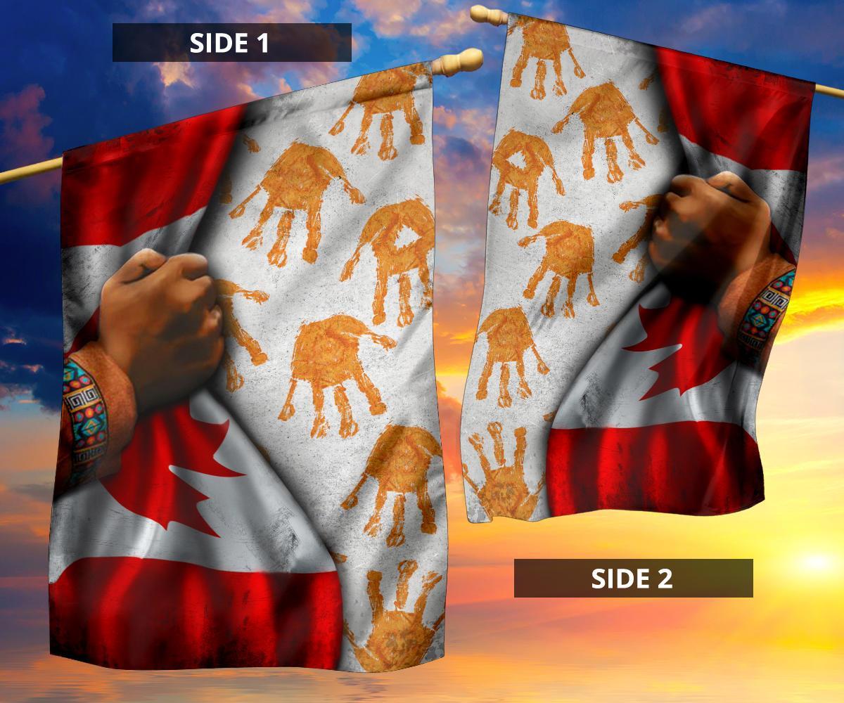 Orange Day Flag Inside Canadian Flag Every Child Matters Flag Garden Decor