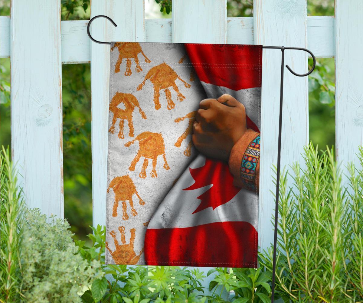 Orange Day Flag Inside Canadian Flag Every Child Matters Flag Garden Decor