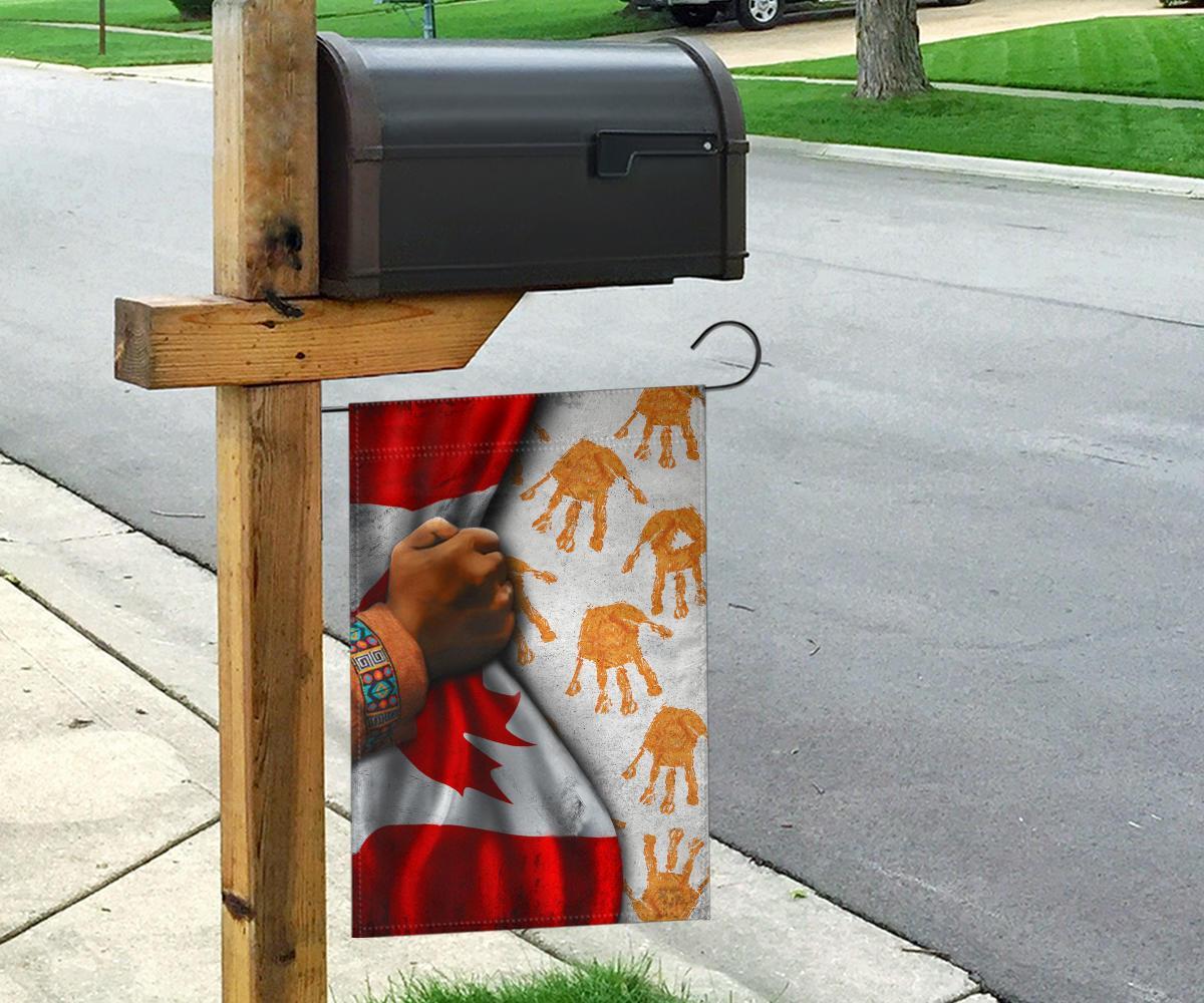 Orange Day Flag Inside Canadian Flag Every Child Matters Flag Garden Decor