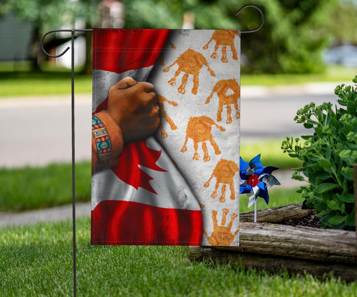 Orange Day Flag Inside Canadian Flag Every Child Matters Flag Garden Decor