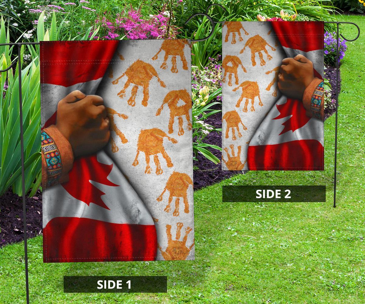 Orange Day Flag Inside Canadian Flag Every Child Matters Flag Garden Decor