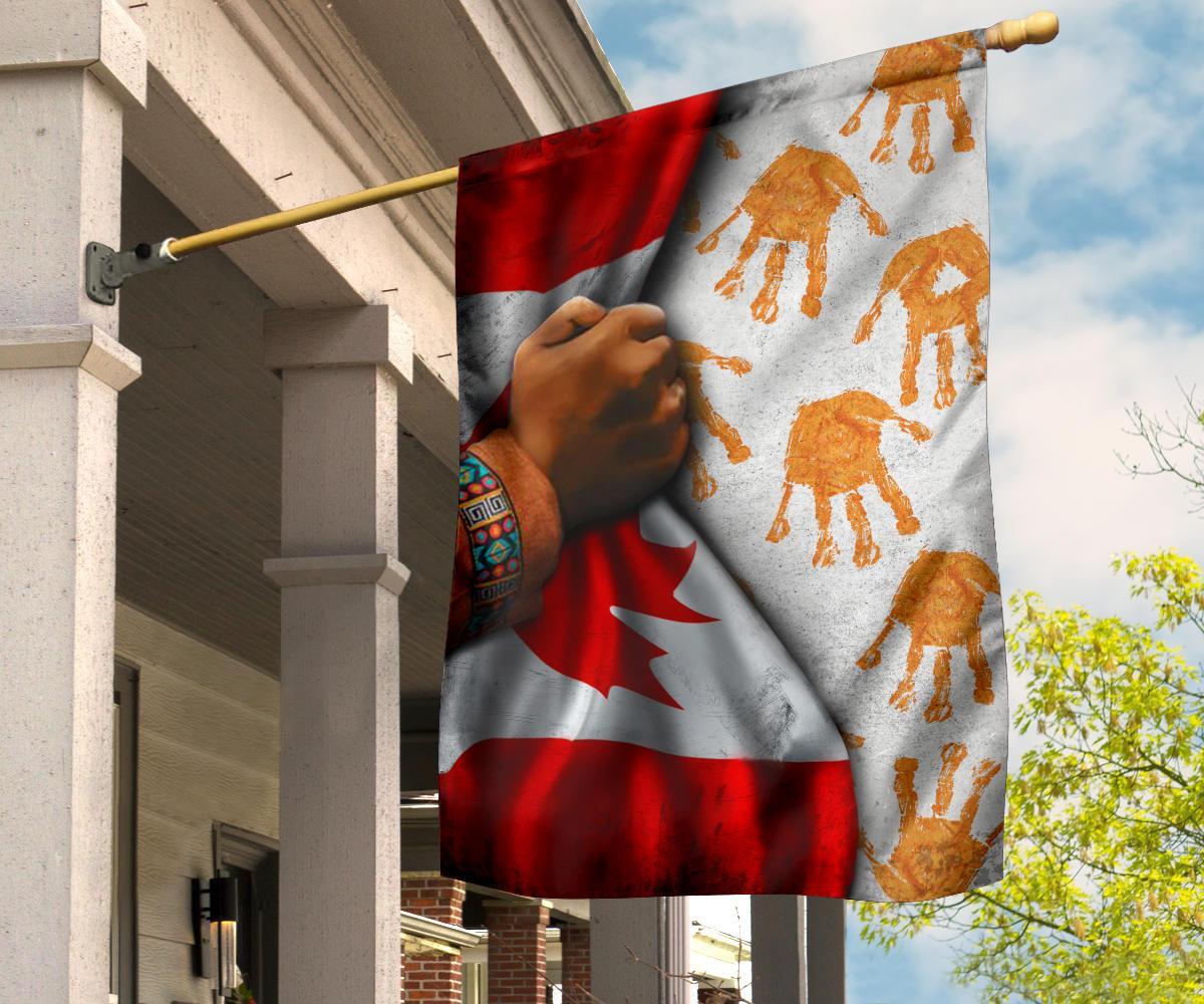 Orange Day Flag Inside Canadian Flag Every Child Matters Flag Garden Decor