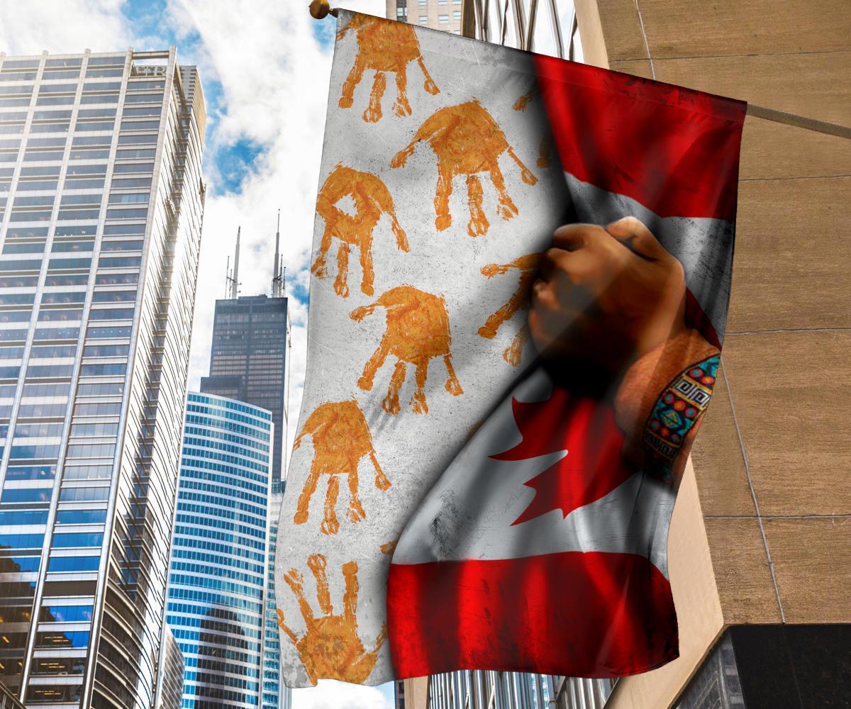 Orange Day Flag Inside Canadian Flag Every Child Matters Flag Garden Decor